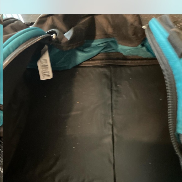 Black and Teal Duffel Bag - Picture 3 of 3